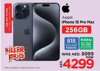 Nesto iPhone 15 Pro Max 256GB offer