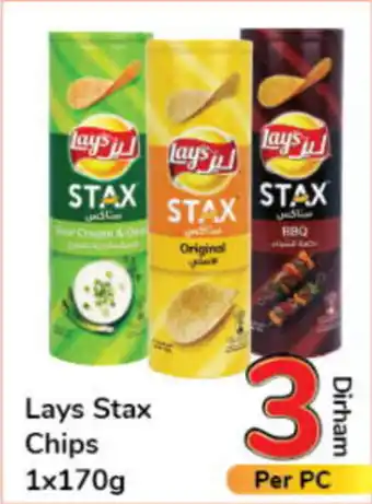 Day To Day Lays Stax Chips 1x170g offer