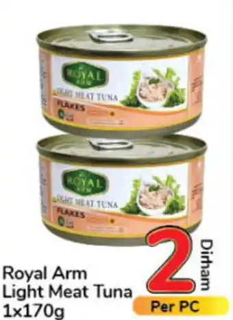 Day To Day Royal Arm Light Meat Tuna 1x170g offer