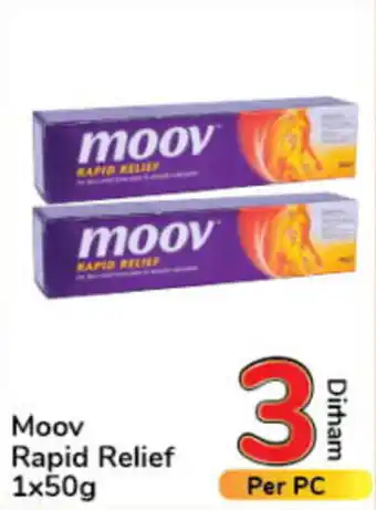 Day To Day Moov Rapid Relief 1x50g offer