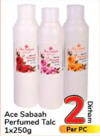 Day To Day Ace Sabaah Perfumed Talc 1x250g offer