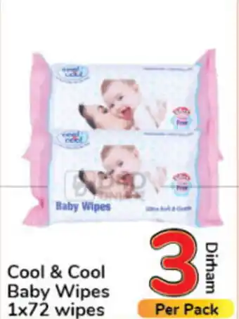 Day To Day Cool and Cool Baby Wipes 1x72 wipes offer