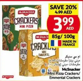 Viva McSnacker Mini Pizza Crackers / Emmental Crackers 85g / 100g offer