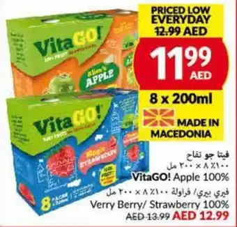 Viva Vita GO! Apple 100% 8 x 200mL offer