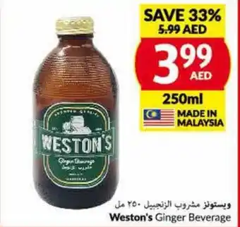 Viva Weston's Ginger Beverage 250mL offer