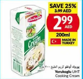 Viva Yorukoglu UHT Cooking Cream 200mL offer