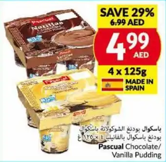 Viva Pascual Chocolate / Vanilla Pudding 4 x 125g offer