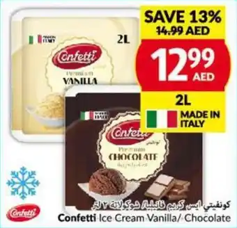 Viva Confetti Ice Cream Vanilla / Chocolate 2L offer
