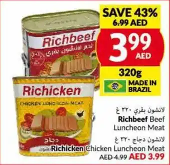 Viva Richbeef Beef Luncheon Meat 320g offer