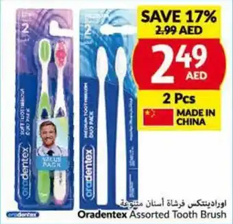 Viva Oradentex Assorted Tooth Brush 2pcs offer