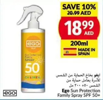 Viva Ego Sun Protection Family Spray SPF 50+ 200mL offer