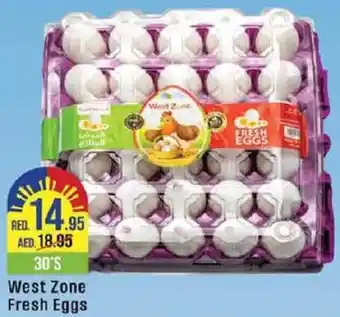 West Zone Supermarket West Zone Fresh Eggs 30's offer