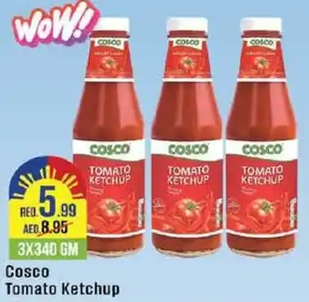 West Zone Supermarket Cosco Tomato Ketchup 3 x 340gm offer