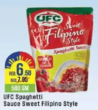 West Zone Supermarket UFC Spaghetti Sauce Sweet Filipino Style 500gm offer