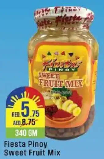 West Zone Supermarket Fiesta Pinoy Sweet Fruit Mix 340gm offer