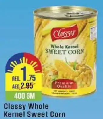 West Zone Supermarket Classy Whole Kernel Sweet Corn 400gm offer