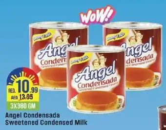 West Zone Supermarket Angel Condensada Sweetened Condensed Milk 3 x 380gm offer