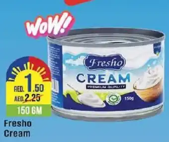 West Zone Supermarket Fresho Cream 150gm offer