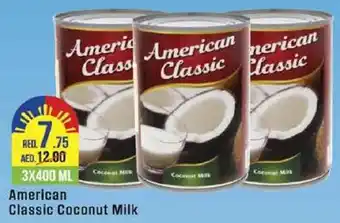 West Zone Supermarket American Classic Coconut Milk 3 x 400mL offer