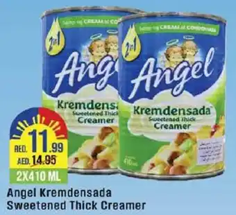 West Zone Supermarket Angel Kremdensada Sweetened Thick Creamer 2 x 410mL offer