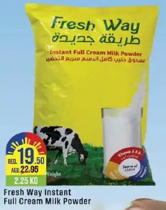 West Zone Supermarket Fresh Way Instant Full Cream Milk Powder 2.25kg offer