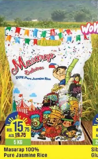 West Zone Supermarket Masarap 100% Pure Jasmine Rice 5kg offer