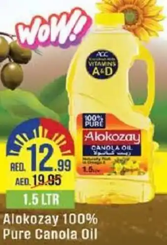 West Zone Supermarket Alokozay 100% Pure Canola Oil 1.5Ltr offer