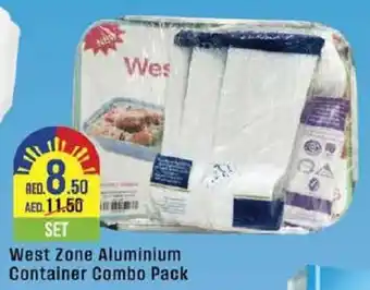 West Zone Supermarket West Zone Aluminium Container Combo Pack set offer