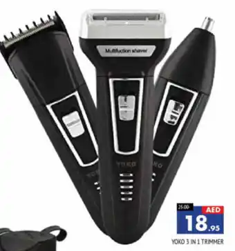 Al Madina Hypermarket YOKO 3 IN 1 TRIMMER offer
