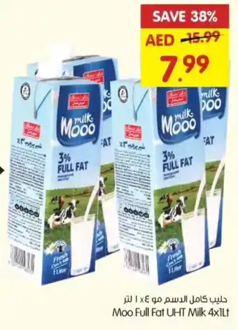 Gala Supermarket Moo Full Fat UHT Milk 4x1Lt offer