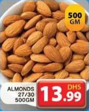 Grand Hyper Market ALMONDS 27 30 500GM offer