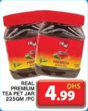 Grand Hyper Market REAL PREMIUM TEA PET JAR 225GM PC offer