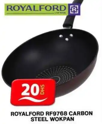Grand Hyper Market ROYALFORD RF9768 CARBON STEEL WOKPAN offer