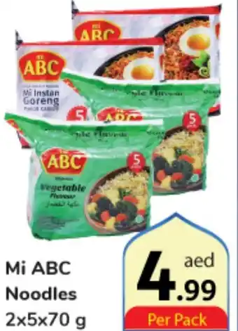 Day To Day Mi ABC Noodles 2x5x70 g offer