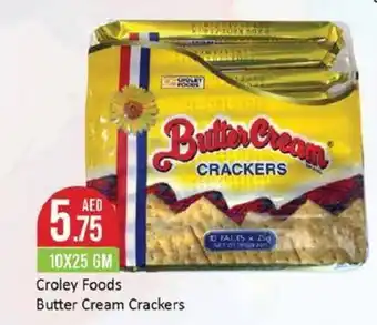 West Zone Supermarket Croley Foods Butter Cream Crackers 10X25 GM offer