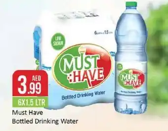 West Zone Supermarket Must Have Bottled Drinking Water 6X1.5 LTR offer