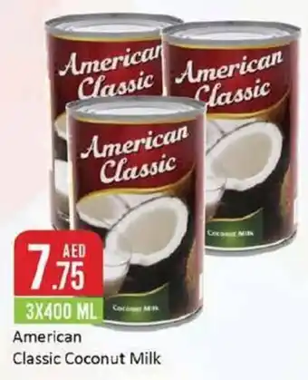 West Zone Supermarket American Classic Coconut Milk 3X400 ML Com offer
