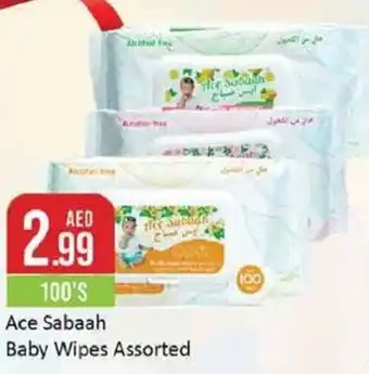 West Zone Supermarket Ace Sabaah Baby Wipes Assorted 100s offer