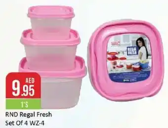 West Zone Supermarket RND Regal Fresh Set of 4 WZ 4 offer