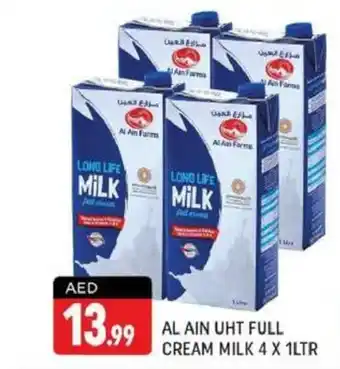 Shaklan AL AIN UHT FULL CREAM MILK 4 X 1LTR offer