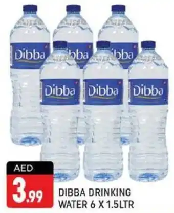 Shaklan DIBBA DRINKING WATER 6 X 1.5LTR offer