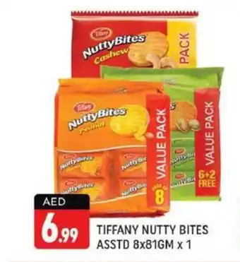 Shaklan TIFFANY NUTTY BITES ASSTD 8x81GM x 1 offer