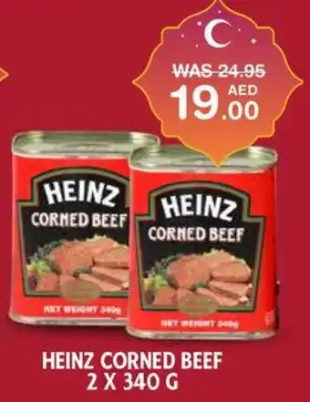 Choithrams HEINZ CORNED BEEF 2X340G offer