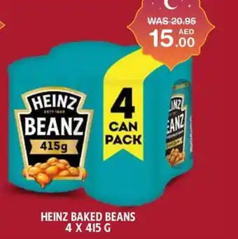 Choithrams HEINZ BAKED BEANS 4X415 G offer