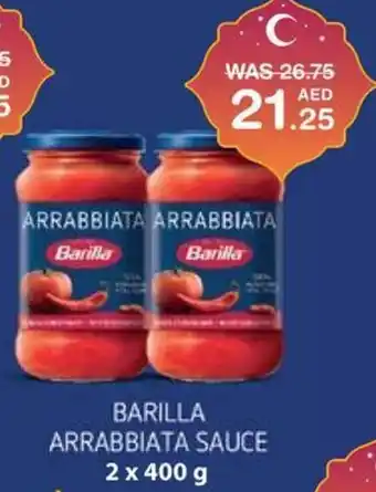 Choithrams BARILLA ARRABBIATA SAUCE 2 x 400 g offer