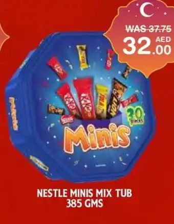 Choithrams NESTLE MINIS MIX TUB 385 GMS offer