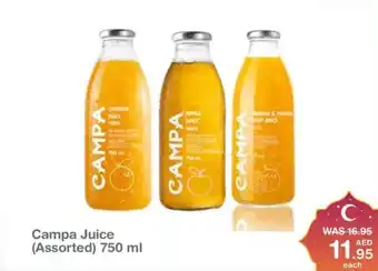 Choithrams Campa Juice Assorted 750 ml offer
