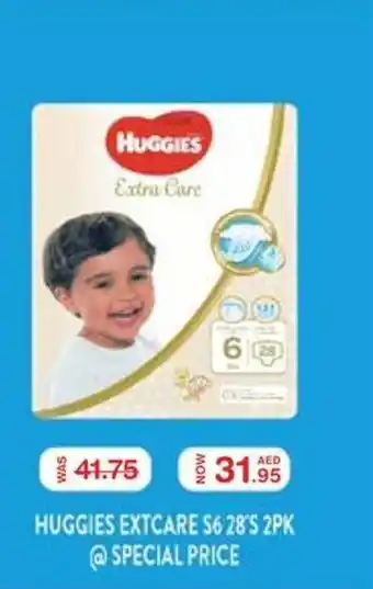Choithrams HUGGIES EXTCARE S6 28S 2PK offer