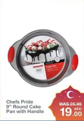 Choithrams Chefs Pride 9 Round Cake Pan with Handle offer