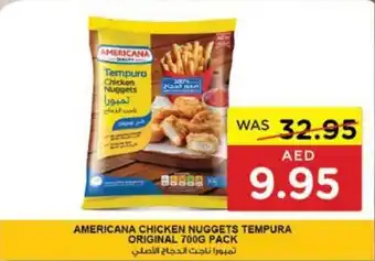 Spar AMERICANA CHICKEN NUGGETS TEMPURA ORIGINAL 700G PACK offer